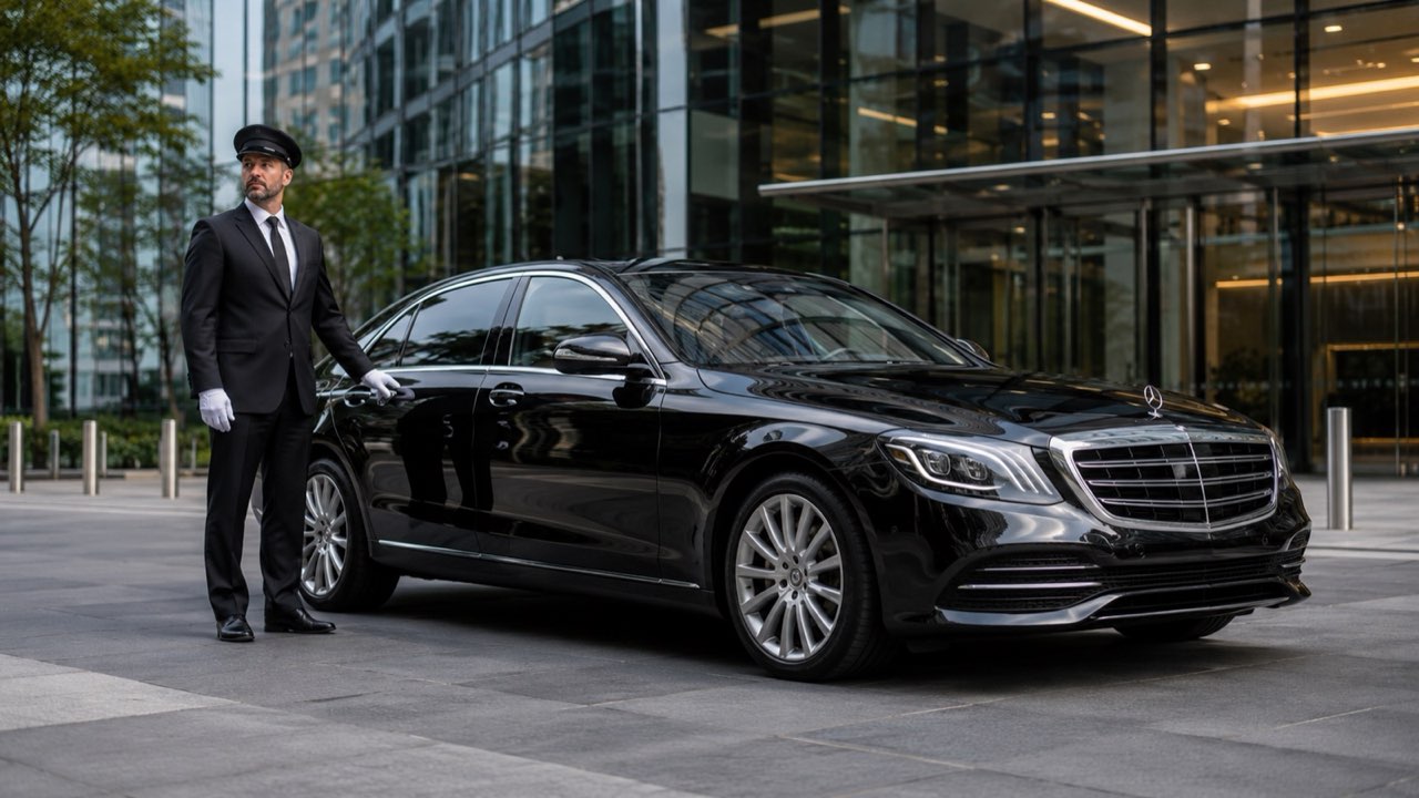 Professional uniformed chauffeur for Kingston — Pearson GTA Limo